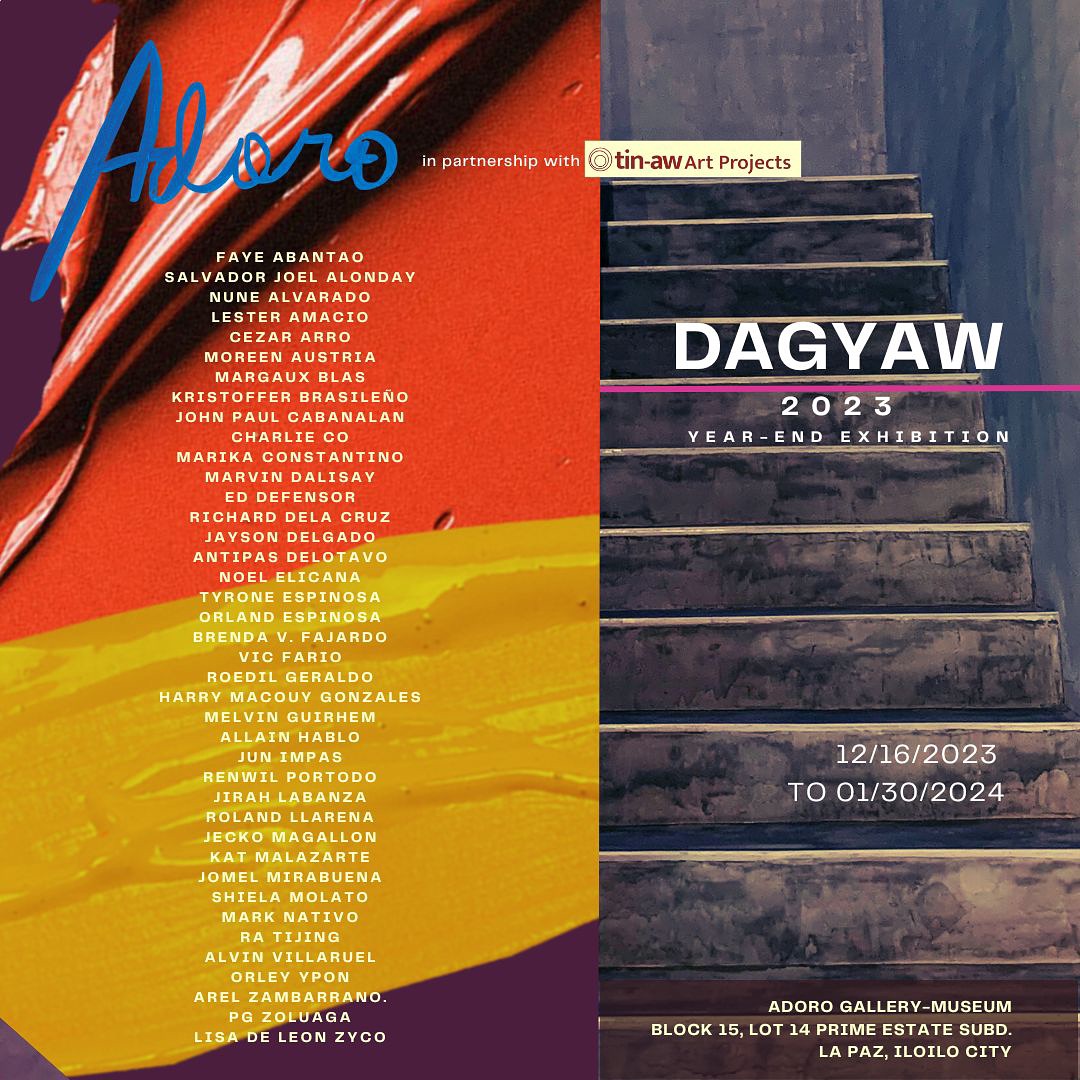 Adoro Gallery Museum partners with Tin-aw Art Projects in Dagyaw